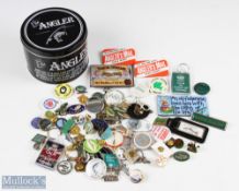 Collection of Modern Fishing Badges, keyrings magnets, etc