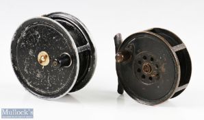 Unnamed Alloy Salmon Fly Reel J W Young, 4 ½