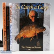 Carp Fishing Books to include Ritchie on Carp Ritchie McDonald 1989, To Catch A Carp Tom Paisley