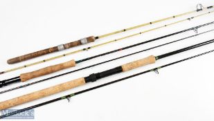 A Daiwa Graphite CF89-8 T Trout Fly Rod made in Scotland, 8' 2pc line 4/5#, double alloy uplocking