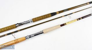 Daiwa 1871A solid glass boat rod 6 ft 2pc 25 inch handle composite/wood with double alloy up locking