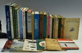 Salmon & Trout Fishing Books a collection of 27 books, to include hardback and paperback books
