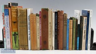 Fishing Books selection, a box of mixed books with noted items of Argentine Trout Fishing W C