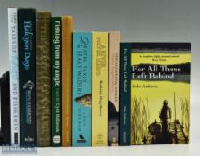 Fishing Book selection, to include The Accidental Angler 2007 PB, A River Never Sleeps 1984 PB,