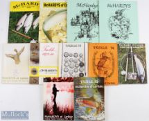 1974-1996 McHardy's of Carlisle Fishing sales Catalogue, a selection of catalogues to include