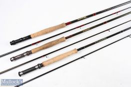 Pegley Davies fire stick plus carbon fibre fly rod, 9'6