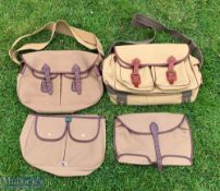 Brady Canvas Leather Fishing Bag, this is for fitting to a wicker creel which is missing, in light