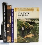 Carp Fishing Books to include Richie on Carp The Whole Story Richie McDonald with CD 2014, Big