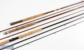 Milbro True Fly Made in Scotland hollow glass fly rod 8'6