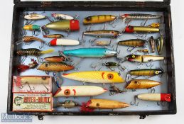 A large glass topped display box 18