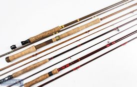 Daiwa Made in Gt Britain Osprey salmon graphite coil fly rod, 12' 3pc line 8/9#, 22