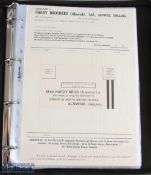 Period Fishing Tackle Makers Ephemera, Letterheads supplements, cards adverts, Catalogues, British