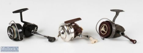 Clipper II Compac Model No36 closed face reel with folding handle, plus an Intrepid Black Prince