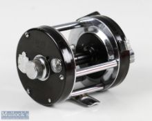 ABU Ambassadeur 6000C multiplier reel in black 3 screw version, stamped to foot 740202, with