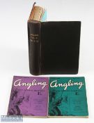 4 issues of Angling 1938-1939 Angler's Quarterly magazine - Volume III, Nos. 9-12 in folder plus
