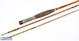 Majestic fly rod 9ft 3pc alloy sliding reel fitting and collar cloth bag