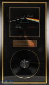 ENTERTAINMENT - MUSIC - PINK FLOYD signed 'Dark Side of The Moon display featuring David Gilmour,