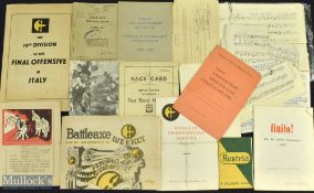 EPHEMERA - box with a wealth of ephemera including the diary of a sea voyage to South America