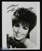 HOLLYWOOD - LIZA MINELLI bw 10x8 hs photograph boldly signed across a light portion of the image