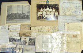 EPHEMERA - carton containing a good selection including a good example of an OBE certificate,