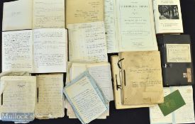 EPHEMERA - A VICTORIAN COUNTRY PARSON an archive of papers including a considerable number of