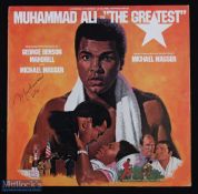 SPORT- BOXING - MUHAMMAD ALI The Greatest Signed Record, an original soundtrack from 1977, this