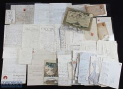 HISTORIC LETTERS large collection of historical letters, 18th/ 19th & 20th, various subjects,
