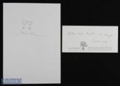 AUTOGRAPH - AUTHOR - JANCIS ROBINSON ORIGINAL SKETCH in pen, measures 21x30cm approx., Wine