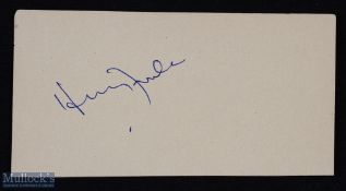 ENTERTAINMENT - HOLLYWOOD - HENRY FONDA signature on an album page