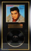 ENTERTAINMENT - MUSIC - ELVIS PRESLEY signed 'Loving You' display inscribed 'thanks Elvis Presley'