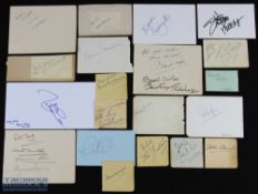 ENTERTAINMENT - ACTORS group of approx. 20 signed pieces by various acting personalities