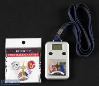 2x 2008 Ryder Cup Valhalla official items - Ryder Cup 'Post Ballmark Set' to include 3 various