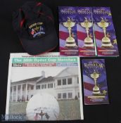2004 Ryder Cup Oakland Hills official items (6) Ryder Cup Spectator Guide, 3x Official Pairings