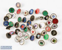 Golf Markers collection of 44 assorted golf clubs - with noted clubs of Dalmahoy Country Club,