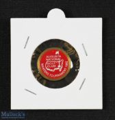 Original 1982 US Masters Golf Tournament Ball Marker - (won by Craig Stadler) brass holder c/w brass