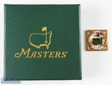 2016 Official Masters 'Scotty Cameron Handcrafted' square gilt and enamel map/flag golf ball