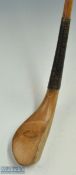 Fine Thornton & Co Edinburgh Scare neck longnose golden beech wood pay club - the head measures 5