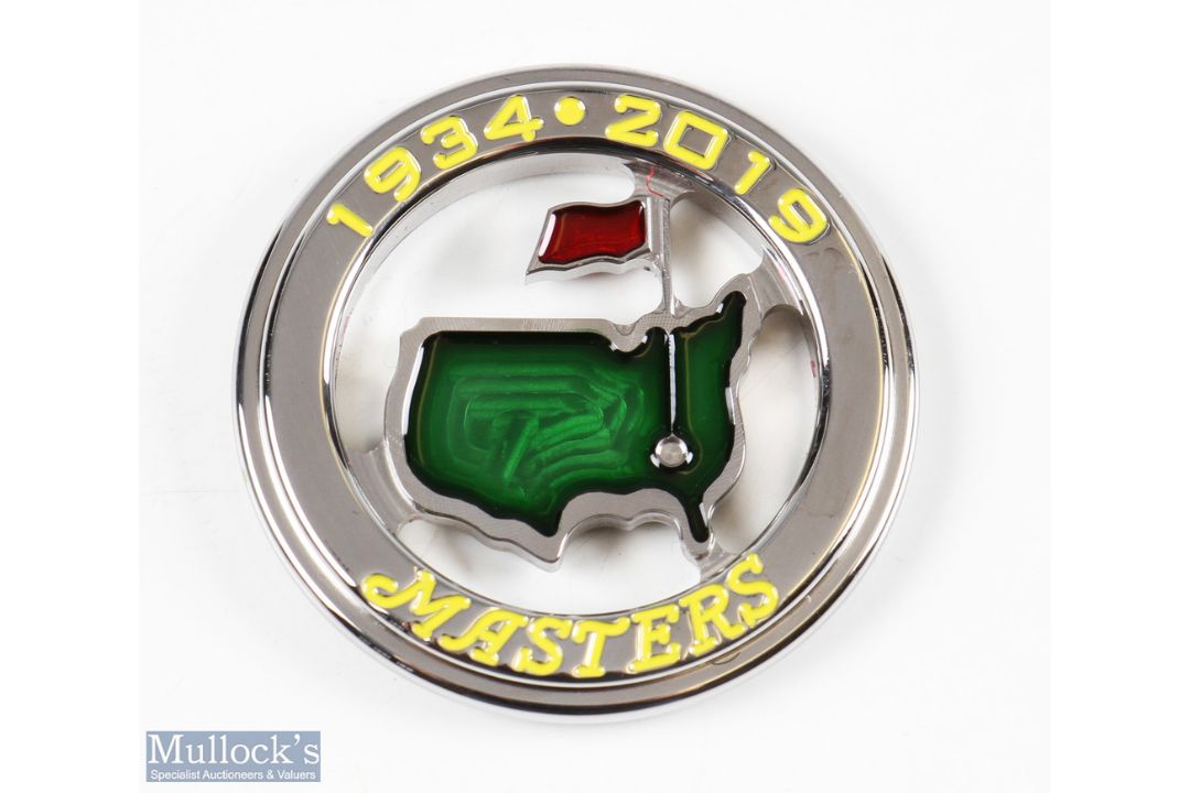 2019 Official Masters 1934-2019 'Scotty Cameron Studio Design' circular map/flag round golf ball - Image 2 of 2