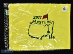 2011 Official Masters Golf Tournament replica embroidered pin flag - won by Charl Schwartzel