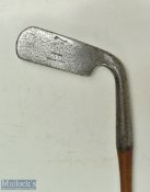Rare Tom Stewart Kinnell Patent wide neck hosel blade putter Reg no 21039 - the blade measures 5