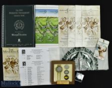 2006 Memorial Golf Tournament Collection (12) - official Memorial Tournament Clubhouse Pass; all