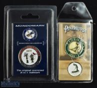 2014 US Open Golf Championship Pinehurst No.2 double sided enamel ball marker - made by Mondomark