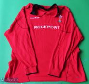 Wales Rugby Union Shirt made by Reebok, sponsored by Rockport, Long Sleeve, Size XL