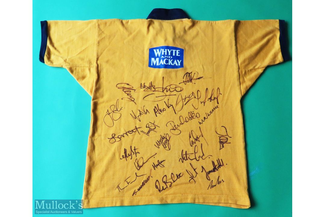London Wasps Multi Signed Rugby Shirt made by CCC, Sponsored by Generation Telecom, Short Sleeve, - Image 3 of 3