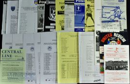 Selection of Assorted Football Programmes to incl 1954/55 Walthamstow v Clapton, 1956/7 Bradford