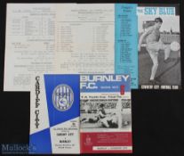 FA Youth Cup 1967/68 Burnley v Coventry City (final-2nd leg), Coventry City v Burnley (final 1st