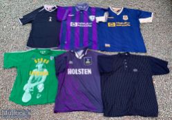 Collection of Tottenham Hotspur replica shirts to include Spurs Legends (Pat Jennings) size XL