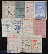 Collection of Grimsby Town (Bill Shankly era) Div. 3 (N) away match programmes 1953/54 to include