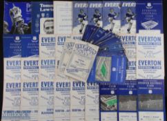 Everton home match programme selection to include 1949/50 Derby County, Blackpool 1952/53