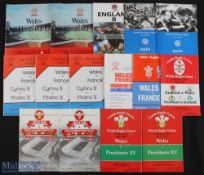 Wales etc Special and 'B' Rugby Programmes (15): Wales v RFU President's XV (Opening National